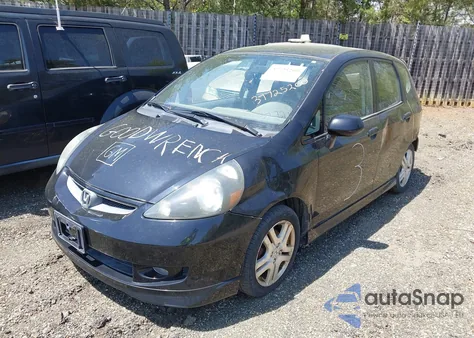 2008 Honda Fit Sport из США, поврежденный, VIN JHMGD38648S019498